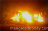 Six shops catch fire at KC Road Jn near Talapady in the early morning hours